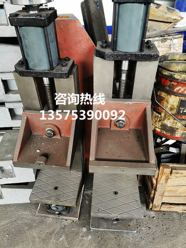 带锯床组装配件夹紧钳口床身改装丝杆滑块加紧油缸手轮整套可定制 - 图2