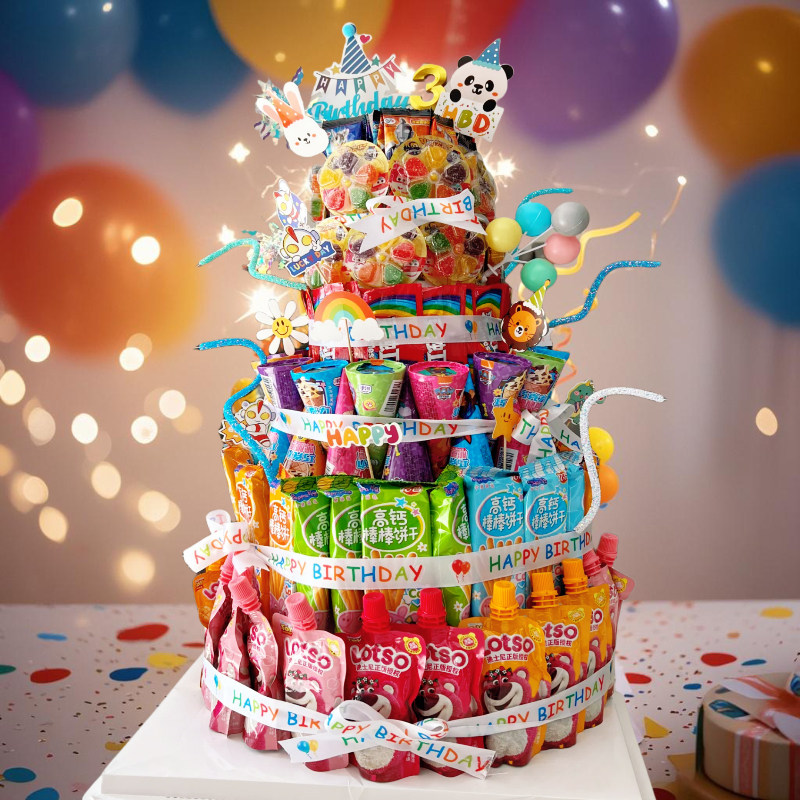 儿童零食蛋糕泡沫模型DIY材料包装饰插件生日派对布置送男孩女孩,淘宝优惠券,粉丝福利购,淘宝优惠卷