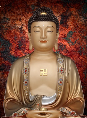 观音佛像观世音菩萨家用款供奉南海普陀山纯全铜像东来紫娑婆三圣