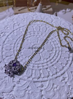 金银双色百搭基础项链 s925银项链（不含吊坠）总长45cm