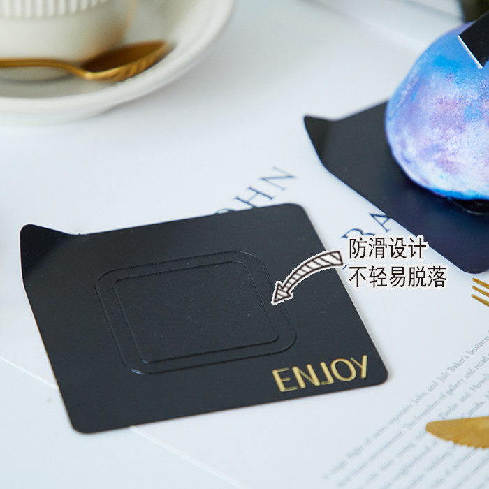 慕斯蛋糕底托垫片烘焙包装法式托盘西点甜品方形切件烫金塑料底托