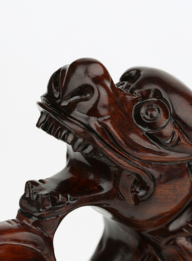 木雕十二生肖家居客厅玄关工艺品