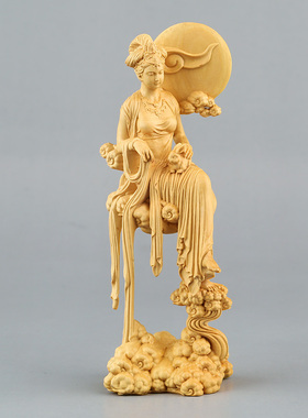 汽车东阳雕刻文玩艺术风装饰摆件