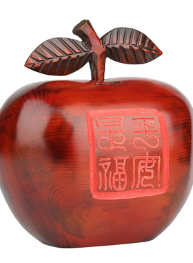 木雕存钱罐实用小摆件结婚礼物