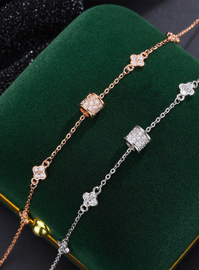 S999纯银小蛮腰手链女简约ins