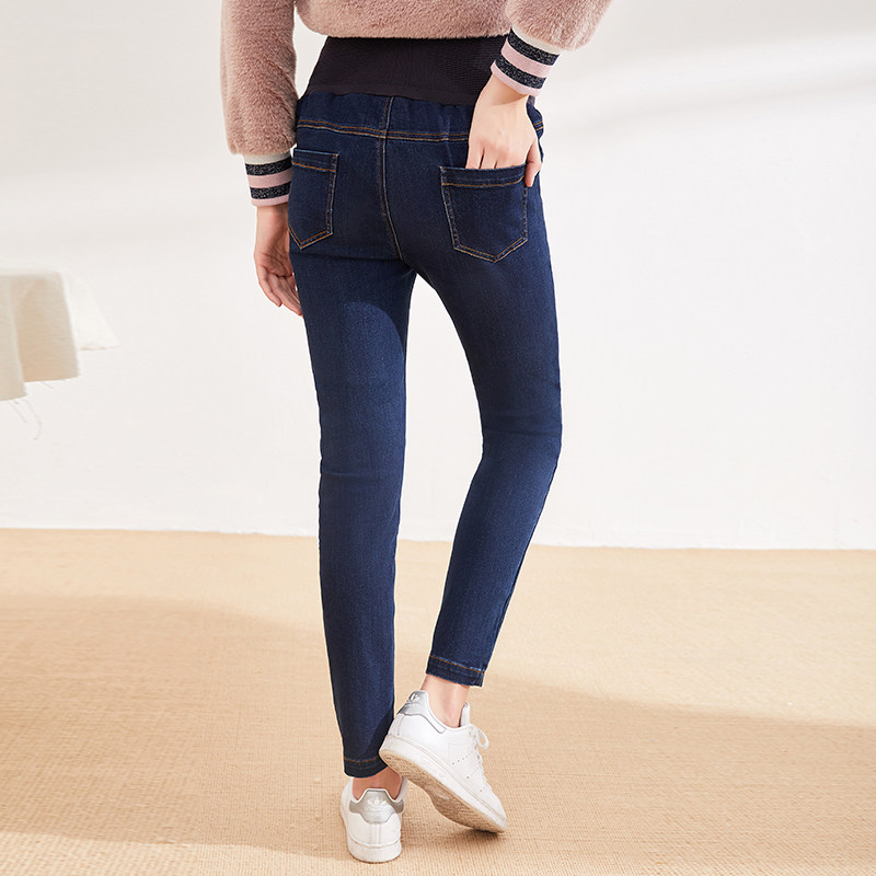 孕之彩孕妇春秋款潮妈外穿牛仔裤 孕之彩服饰孕妇铅笔裤