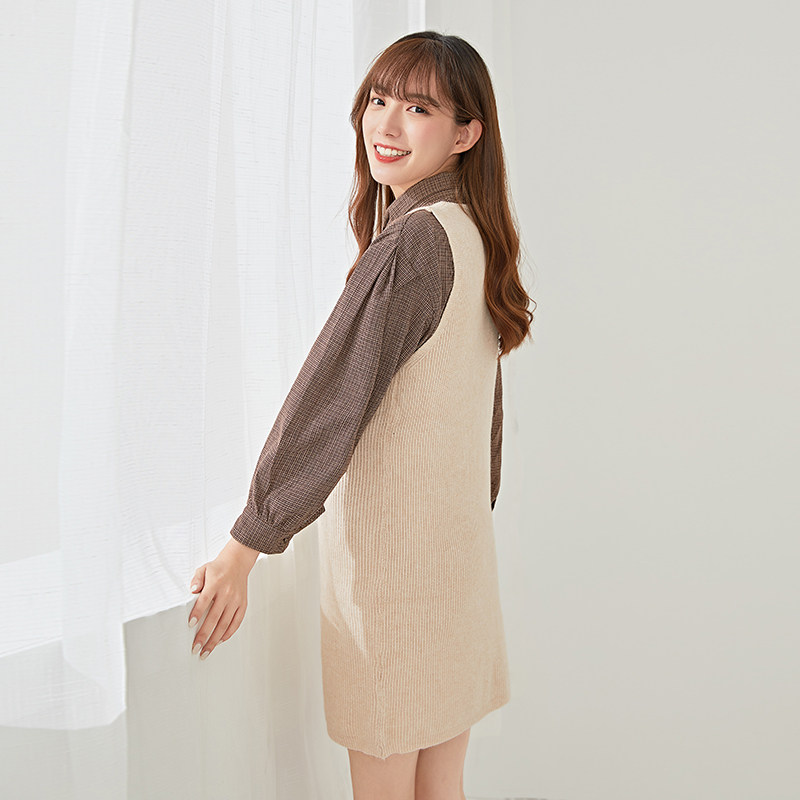 孕之彩孕妇春秋两件套装时尚连衣裙 孕之彩服饰连衣裙