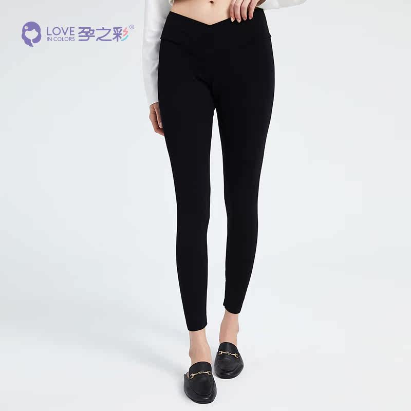 孕之彩孕妇九分春夏修身显瘦打底裤 孕之彩服饰孕妇打底裤