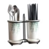 Nordic chopstick basket ceramic chopstick rack household drain chopstick tube chopstick bucket chopstick cage storage rack chopstick box