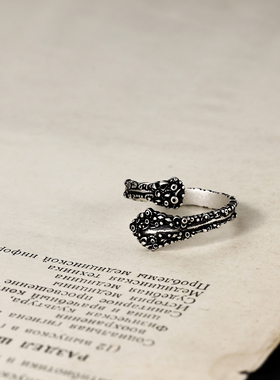 纹砖Veinsbrick《深海》戒指