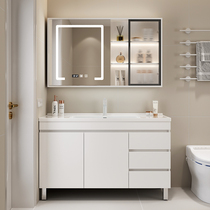 New Bath Room Cabinet Combined Ceramic Integrated Basin Modern Minima Wash washbasin Washbasin Toilet Wash Terrace on floor