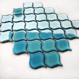 Ретро -лампа -керамический мозаичный телевизор, фон стена ванная комната кофейная сеть красная магазин плитка туалетная стойка бара