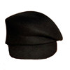 Japanese vintage wool black artistic beret hat