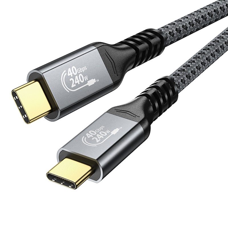 USB4全功能typec数据线双头雷电4/3pd240w快充40Gbps视频线手机iPhone16/17macbook笔记本数显4k144hz投屏线 - 图3