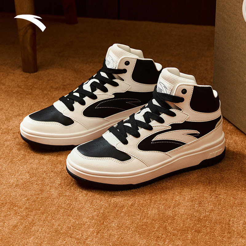 安踏零感高帮板鞋男冬季新款百搭耐磨高帮男鞋休闲潮流运动鞋,淘宝优惠券,粉丝福利购,淘宝优惠卷