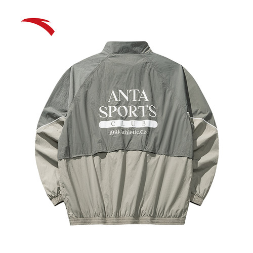 安踏茄克外套男2025新款秋季户外防风运动复古潮流风衣152538602 - 图0