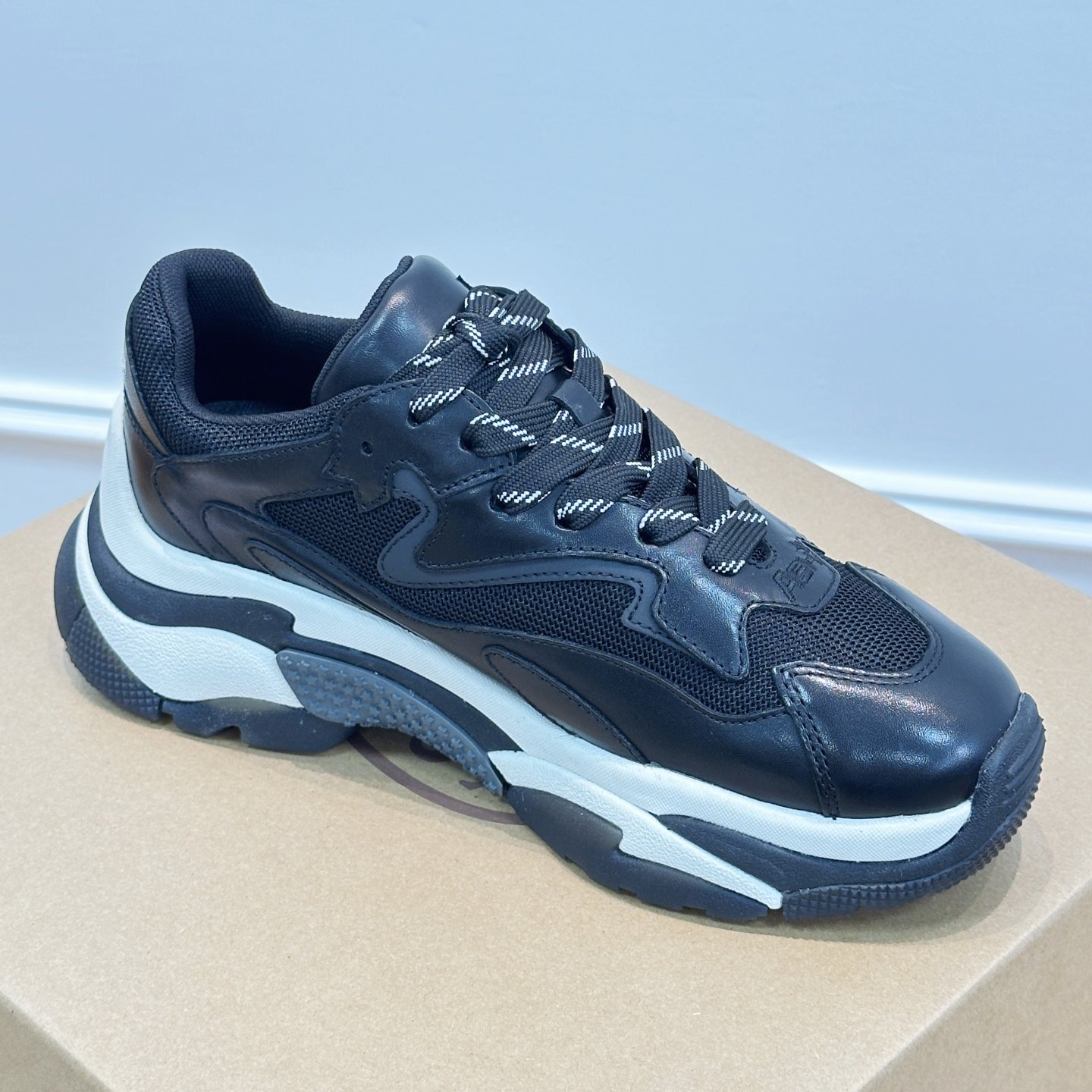 ASH男鞋厚底增高机甲老爹鞋轻量化舒适休闲运动鞋AN140L40054,淘宝优惠券,粉丝福利购,淘宝优惠卷