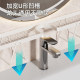 Universal faucet storage rack