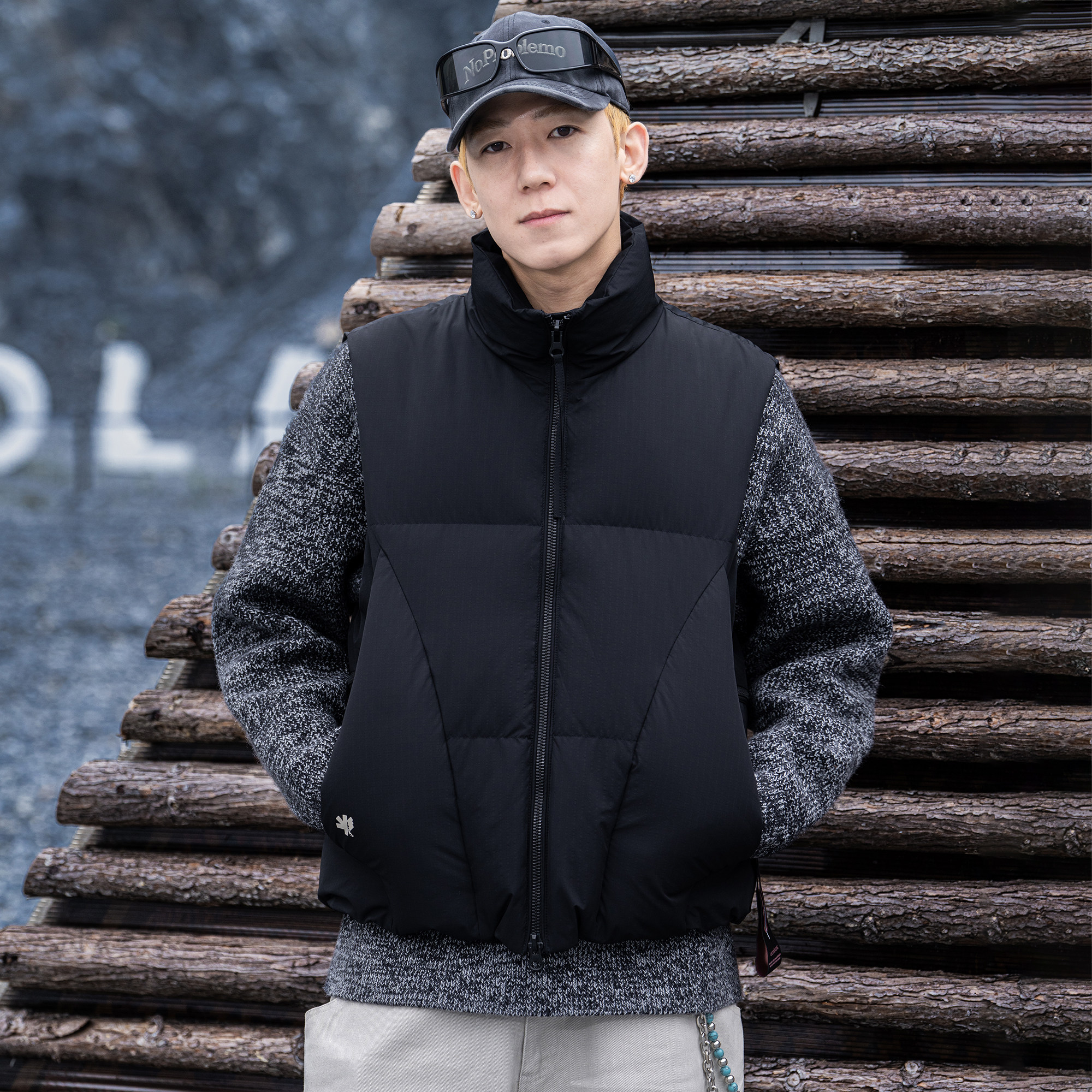 AOGZ美式多口袋立领羽绒马甲秋冬新款男女轻量保暖百搭背心坎肩潮,淘宝优惠券,粉丝福利购,淘宝优惠卷