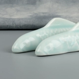 Джингджэнь карп, ручки, керамическая ручка, ручка, ручка, ручка, павильон павильон кои рыба ретро японский стиль милое творчество