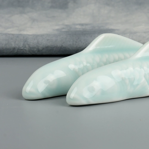 Джингджэнь карп, ручки, керамическая ручка, ручка, ручка, ручка, павильон павильон кои рыба ретро японский стиль милое творчество