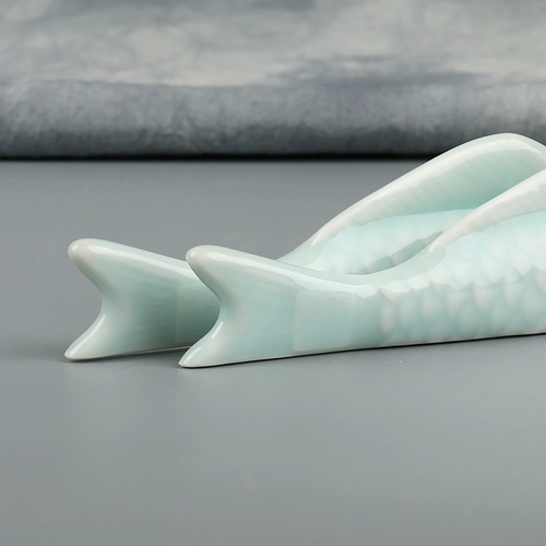 Джингджэнь карп, ручки, керамическая ручка, ручка, ручка, ручка, павильон павильон кои рыба ретро японский стиль милое творчество