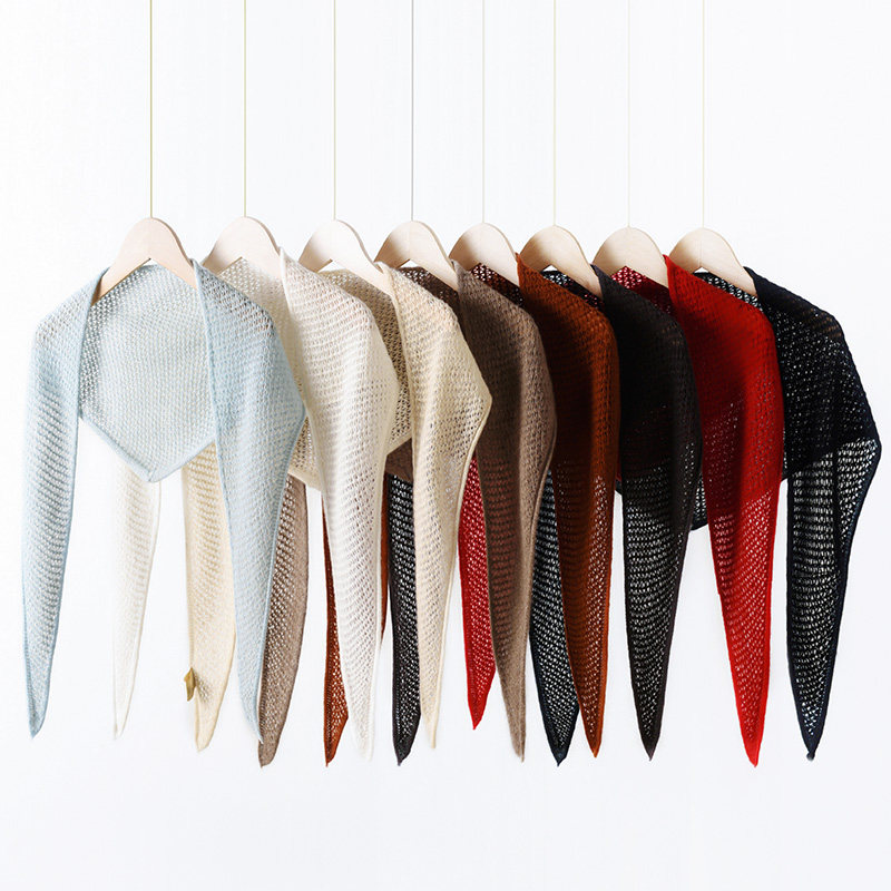 100%纯山羊绒三角巾新款小披肩简约百搭装饰护颈秋冬保暖围巾,淘宝优惠券,粉丝福利购,淘宝优惠卷