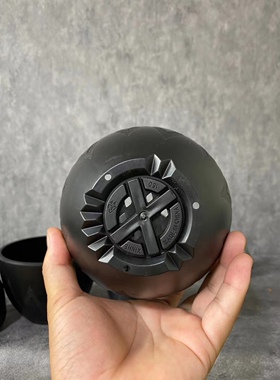 块根黑胶盆 潮流块根盆
