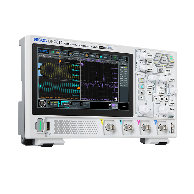 RIGOL普源DHO802/DHO804/DHO914/DHO914S双通道便携式数字示波器 - 图1