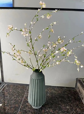 仿真花雪柳飘雪迎春花桃花田园家居花艺园林干花假花花束摆件婚庆