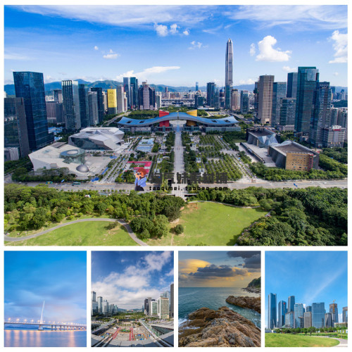 高清JPG深圳风光图片福田南山罗湖城市建筑风景夜景旅游摄影素材 - 图1