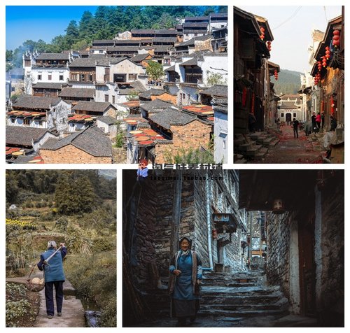 高清JPG乡下风景图片村庄乡村农村生活素材怀旧乡愁房屋建筑摄影 - 图0