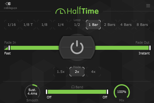 CableGuys HalfTime 创建慢动作 混音器 效果器 插件 win&Mac - 图1