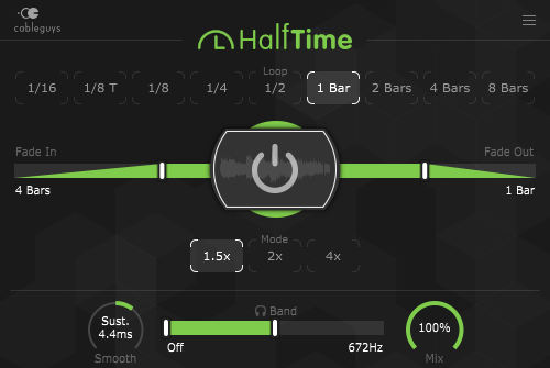 CableGuys HalfTime 创建慢动作 混音器 效果器 插件 win&Mac - 图2