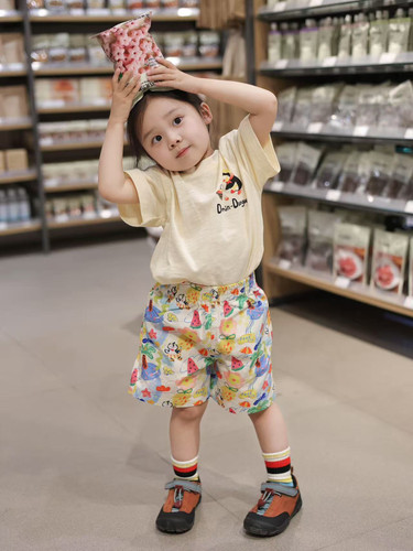 儿童夏季短袖T恤衫~男童宝宝纯棉可爱企鹅圆领套头半袖上衣潮童装 - 图2