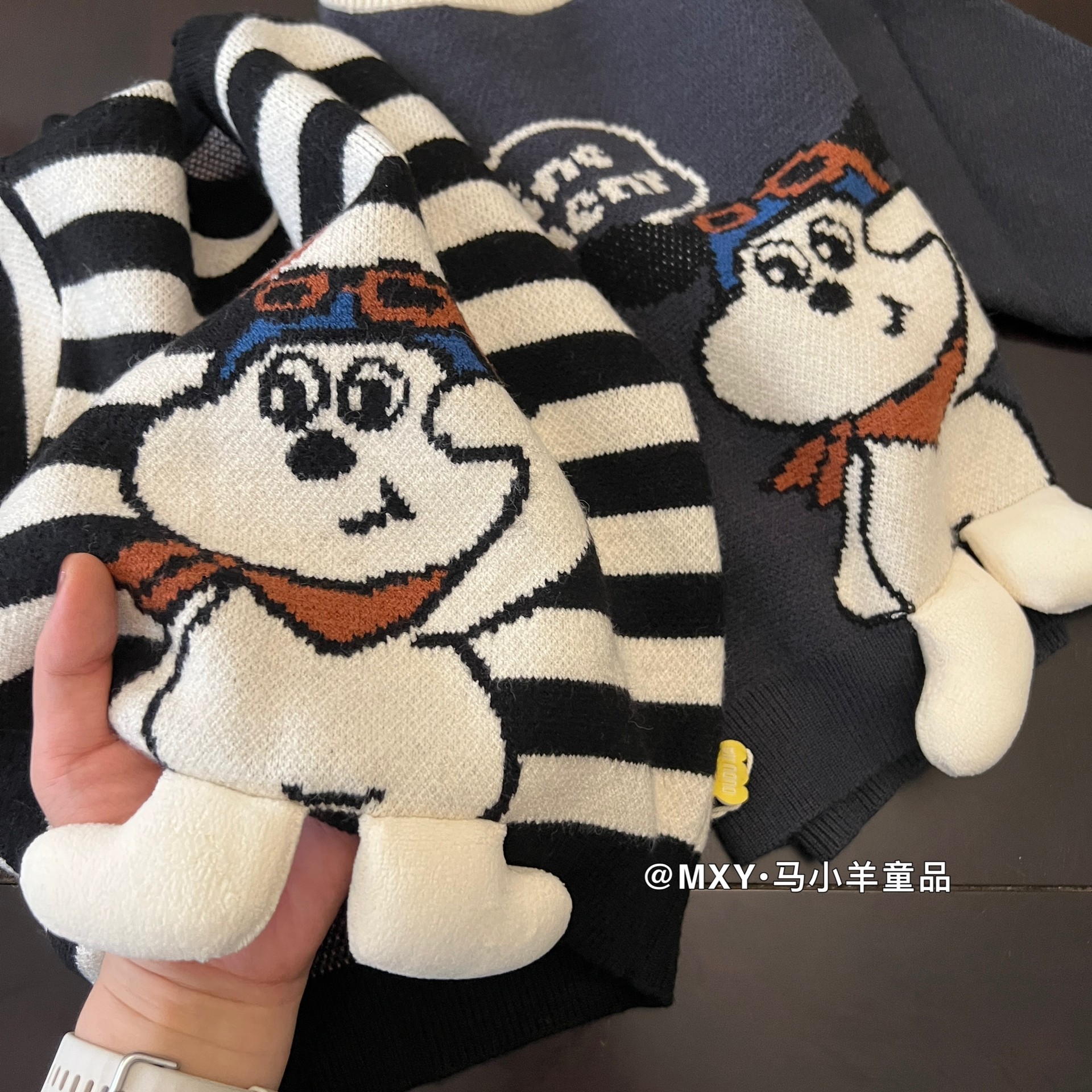 厚实软糯～儿童毛衣秋冬内搭宝宝卡通针织上衣冬装男女童条纹套头,淘宝优惠券,粉丝福利购,淘宝优惠卷