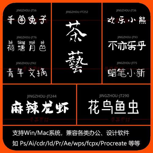 电脑字体包下载可商用中文字库/Ps/Ai/Cdr/Pr/Ae/Mac海报设计素材 - 图2