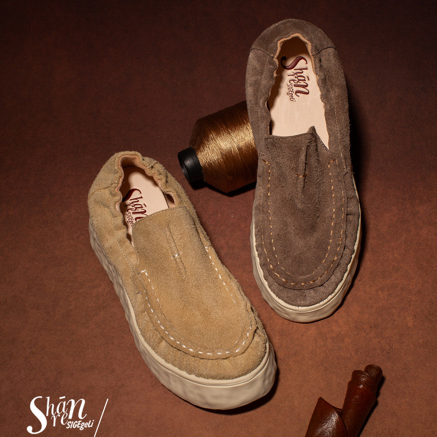 ShānRen软底深口单鞋女一脚蹬休闲乐福鞋增高懒人鞋厚底新款舒适,淘宝优惠券,粉丝福利购,淘宝优惠卷