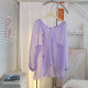 ເສື້ອຢືດ chiffon ເນື້ອບາງໆ ເນື້ອບາງໆ ປ້ອງກັນແສງແດດ ສຳລັບຜູ້ຍິງ