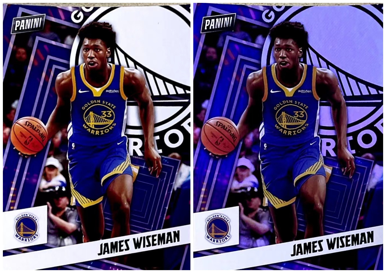 【iR】NBA球星卡 Panini詹姆斯怀斯曼 James Wiseman新秀卡-图0