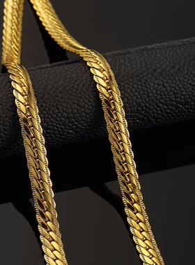 men gold plated chain hiphop fashion necklace night-club hot