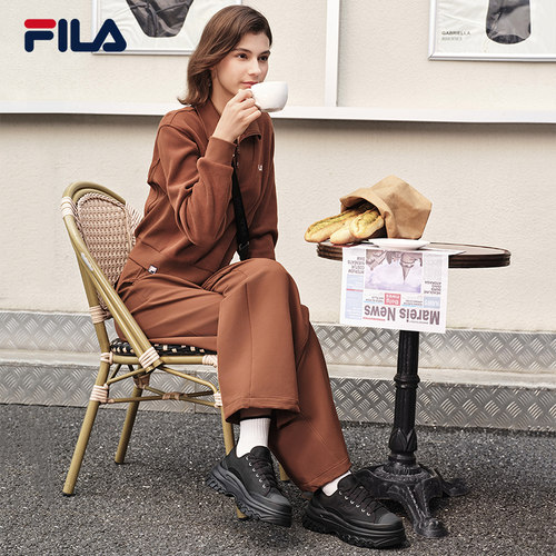 胖胖底|FILA斐乐官方LAVA女鞋厚底帆布鞋小白鞋透气增高休闲鞋子 - 图2
