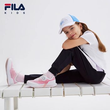 FILA KIDS FILA ເກີບເດັກນ້ອຍເກີບແລ່ນເດັກນ້ອຍ 2024 summer ໃຫມ່ຂອງຜູ້ຊາຍແລະແມ່ຍິງ BOA knob ເກີບກິລາ