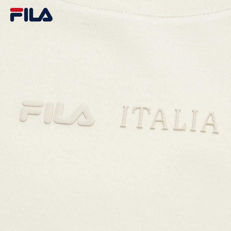 FILA 斐乐官方女子针织长袖衫2025冬新款时尚休闲简约修身圆领长T,淘宝优惠券,粉丝福利购,淘宝优惠卷