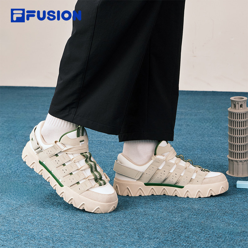 PISA丨章昊同款 FILA FUSION斐乐潮牌情侣板鞋女鞋比萨鞋新款男鞋,淘宝优惠券,粉丝福利购,淘宝优惠卷