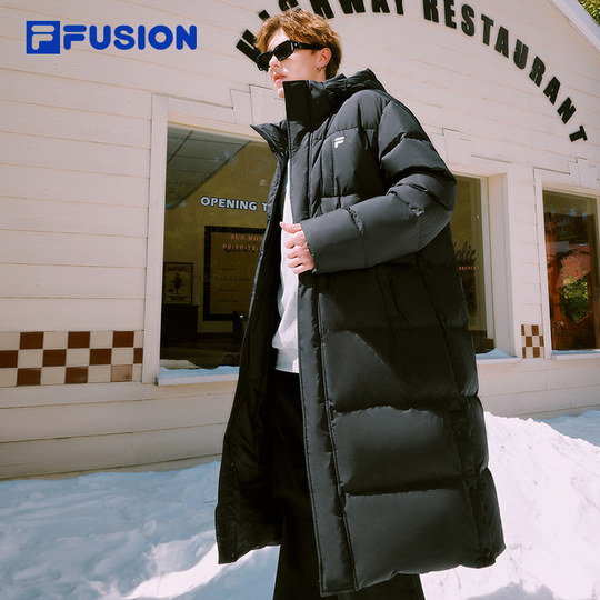 FILAFUSION Fila couple long down jacket