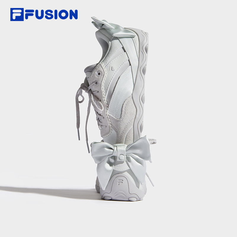 FILA薄巧鞋丨FLORA蝴蝶结 FILA FUSION 斐乐女鞋芭蕾鞋新款德训鞋