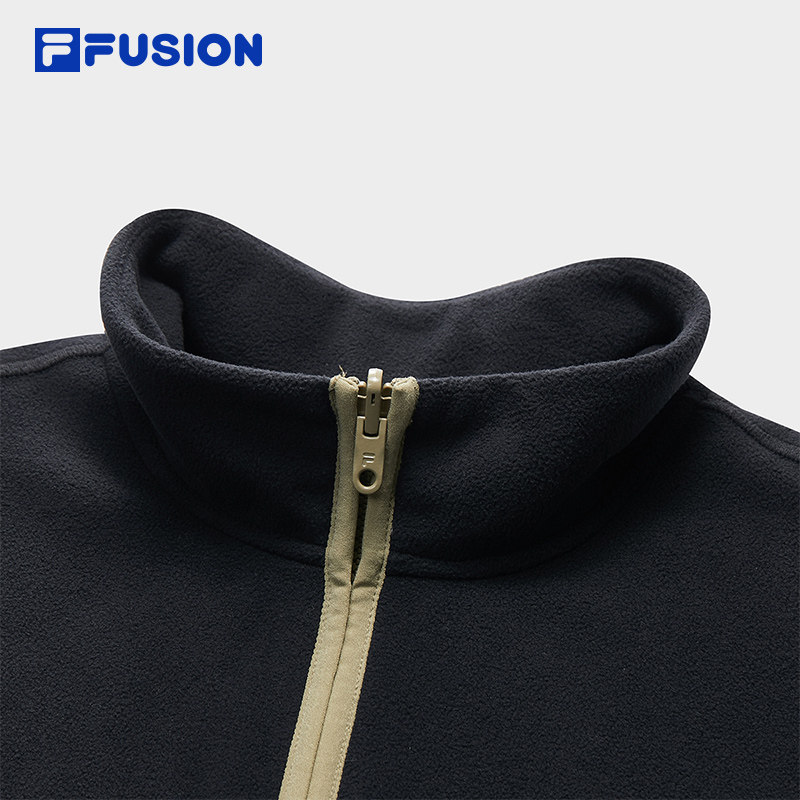 FILA FUSION斐乐潮牌上衣两件套男2025冬季新款时尚休闲宽松外套,淘宝优惠券,粉丝福利购,淘宝优惠卷