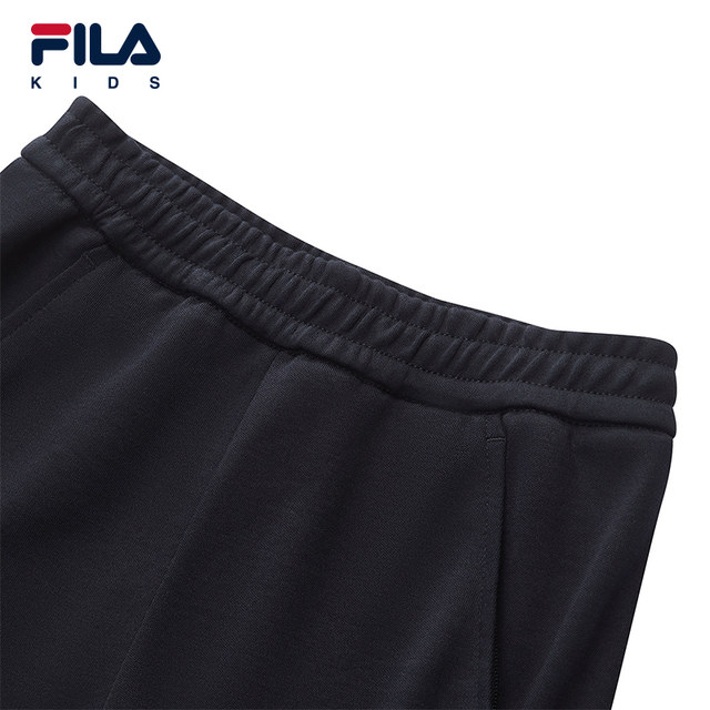 FILA KIDS FILA ເຄື່ອງນຸ່ງເດັກນ້ອຍຂອງເດັກຍິງ trousers 2026 summer ໃຫມ່ເດັກນ້ອຍກິລາຝ້າຍບໍລິສຸດ knitted pants