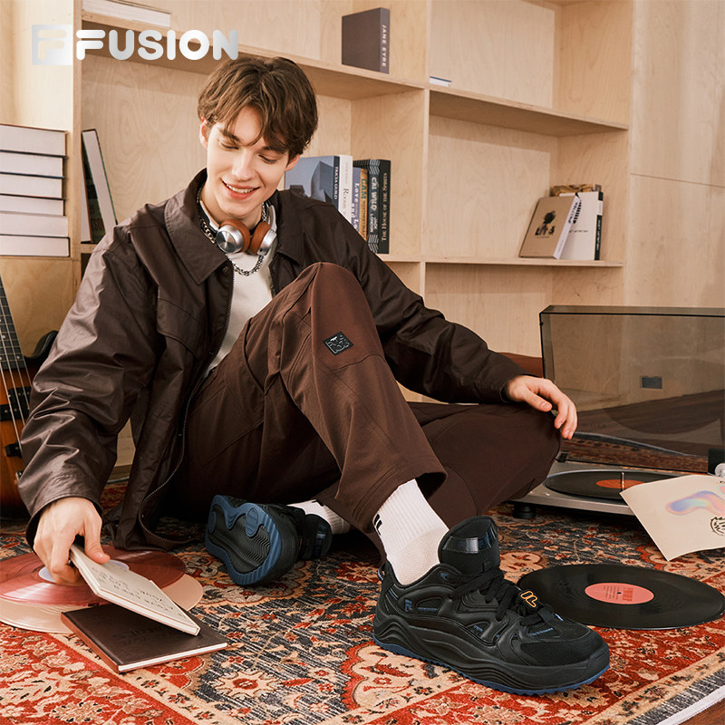 旋律鞋丨章昊同款 FILA FUSION斐乐潮牌男鞋厚底板鞋新款休闲鞋子,淘宝优惠券,粉丝福利购,淘宝优惠卷